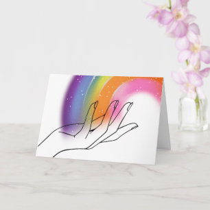 Liefde en Licht Vouwbare Wenskaart Kaart