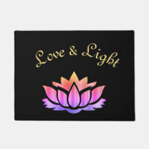 Liefde en lichte Lotus Flower-ontwerp