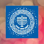 Liefde en lichte menorah  zelfinktende stempel<br><div class="desc">Viel acht dagen en acht nachten van het festival van Lichten met Hanukkakaarten en geschenken. Het festival van de lichten is hier. Licht de menorah aan, speel met het droesdel en feast op latkes en sufganiyots. Viel de geest van Hanukkah met vrienden, familie en geliefden om hen Happy Hanukkah te...</div>