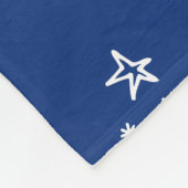 Liefde en lichte sterren Vakkelwand Fleece Deken (Hoek)