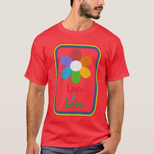 liefde en liefdescadeau t-shirt (Voorkant)