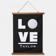 Liefde en Live Golf Sports voor aangepaste naam