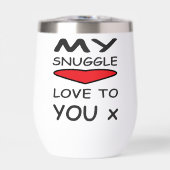 LIEFDE EN LOGO BOODSCHAP MET ABSTACT FLOWER (Voorkant)