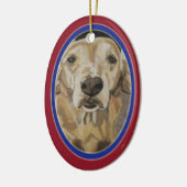 Liefde- en logo-versiering keramisch ornament (Links)
