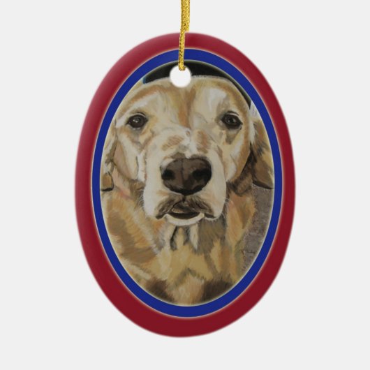 Liefde- en logo-versiering keramisch ornament (Voorkant)