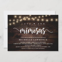 Liefde en Mimosas, Rustic Vrijgezellenfeest Celebr