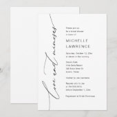 Liefde en Mimosas, Vrijgezellenfeest Feestviering Kaart (Voorkant / Achterkant)