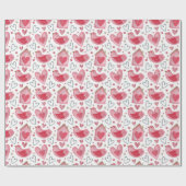 Liefde en natuur cadeaupapier (Vlak)