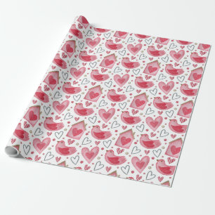 Liefde en natuur cadeaupapier