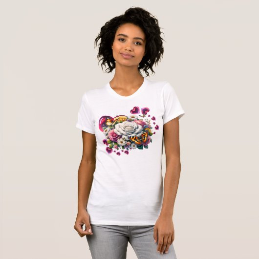 Liefde en Natuur T-shirt (Voorkant volledig)