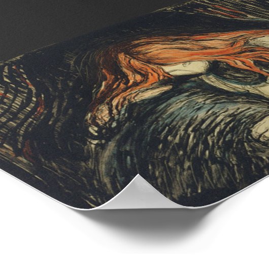 Liefde en Pijn (De vampier) Poster (Hoek)