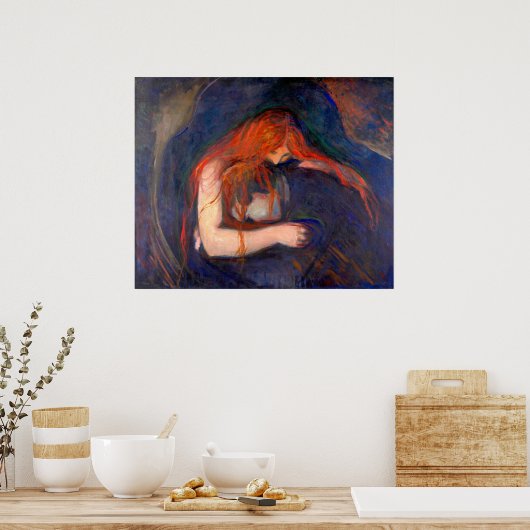 Liefde en pijn Poster (Keuken)