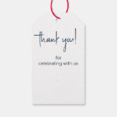 Liefde en Pizza Grappig Huwelijk Cadeaulabel (Achterkant)