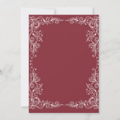 Liefde en Pizza | Repetitie diner uitnodigingen (Achterkant)