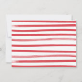 Liefde en Pizza Verloving Italiaans Diner Kaart (Achterkant)