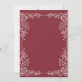 Liefde en Pizza | Wijn Vrijgezellenfeest Kaart (Achterkant)