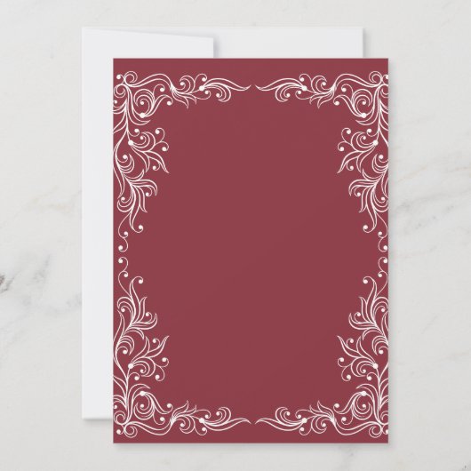 Liefde en Pizza | Wijn Vrijgezellenfeest Kaart (Achterkant)