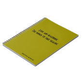 Liefde en redeneren notitieboek (Linkerzijde)