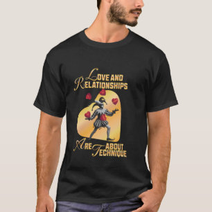 Liefde en Relaties gaan over technische Sticker T-shirt