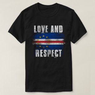 Liefde en respect voor Kaapverdië    FlagCabo Verd T-shirt