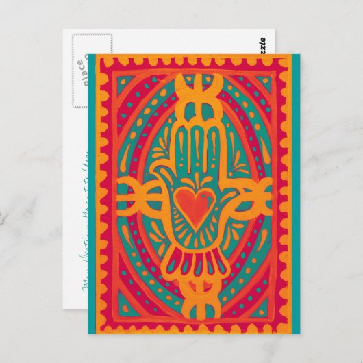 Liefde en rijkdom voor jou briefkaart (Voorkant / Achterkant)