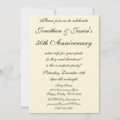  liefde en Romance, 50e Jubileum Partij Kaart (Achterkant)