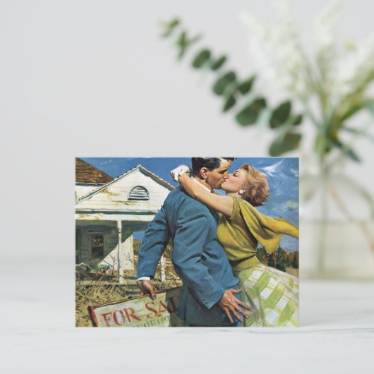  liefde en Romance, adreswijziging Aankondigingskaart (Staand voorkant)