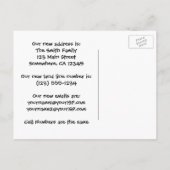  liefde en Romance, adreswijziging Aankondigingskaart (Achterkant)