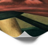  liefde en Romance, dame bij de Soda Shop Poster (Hoek)