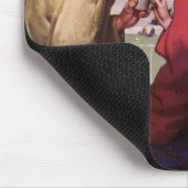  liefde en Romance, een paar bij Football Game Muismat (Hoek)