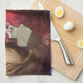  liefde en Romance, een paar bij Football Game Theedoek (Quarter Fold)