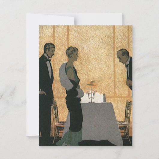 liefde en Romance, elegant avondeten (Voorkant)