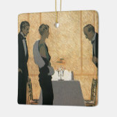  liefde en Romance, elegant avondeten Keramisch Ornament (Links)