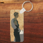  liefde en Romance, elegant avondeten Sleutelhanger (Achterkant)