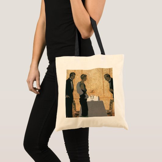 liefde en Romance, elegant avondeten Tote Bag (Voorkant (product))