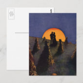  liefde en Romance, Harvest Moon Kiss Briefkaart (Voorkant / Achterkant)