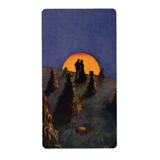 liefde en Romance, Harvest Moon Kiss Etiket (Voorkant)