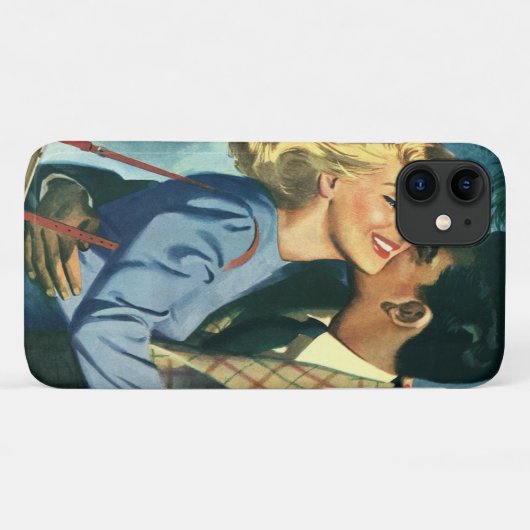 liefde en Romance, kerstdans Case-Mate iPhone Case (Achterkant (horizontaal))