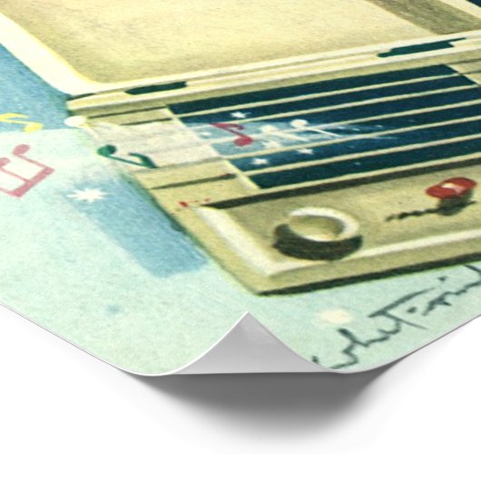  liefde en Romance, kerstdans Poster (Hoek)