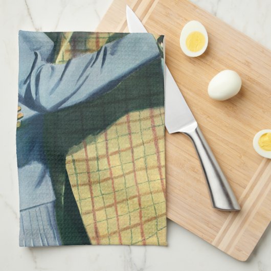 liefde en Romance, kerstdans Theedoek (Quarter Fold)