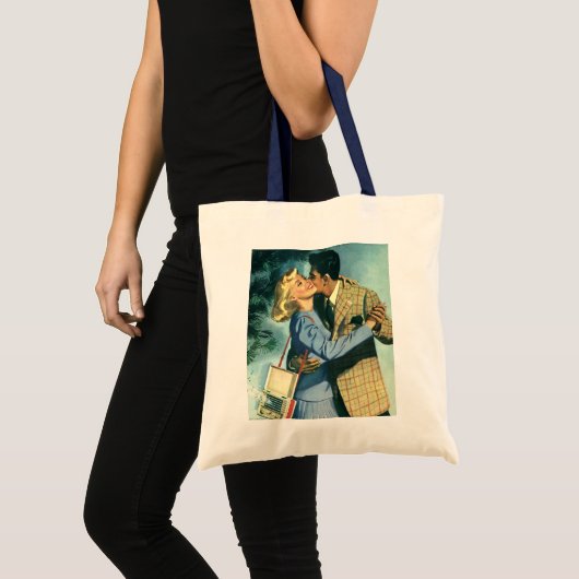liefde en Romance, kerstdans Tote Bag (Voorkant (product))