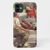  liefde en Romance, middelbare school Sweethearts Case-Mate iPhone Case (Achterkant)