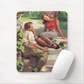  liefde en Romance, middelbare school Sweethearts Muismat (Met muis)