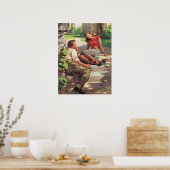  liefde en Romance, middelbare school Sweethearts Poster (Keuken)