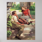  liefde en Romance, middelbare school Sweethearts Poster (Voorkant)