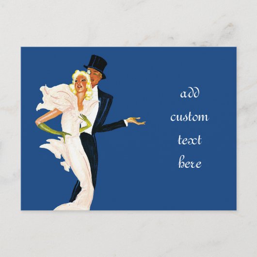  liefde en Romance, Modern Wedding Couple Briefkaart (Voorkant)
