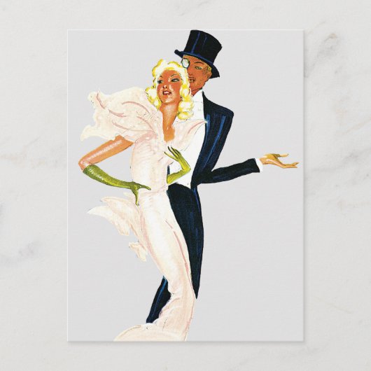  liefde en Romance, Modern Wedding Couple Briefkaart (Voorkant)