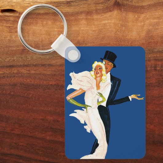  liefde en Romance, Modern Wedding Couple Sleutelhanger (Voorkant)