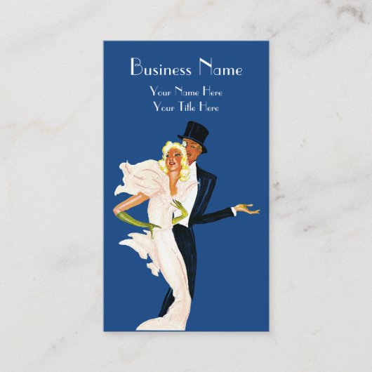  liefde en Romance, Modern Wedding Couple Visitekaartje (Voorkant)