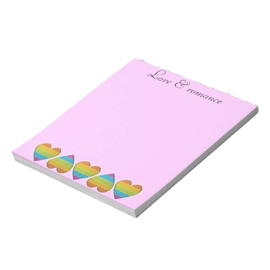 liefde en romance notitieblok (Linkerzijde)